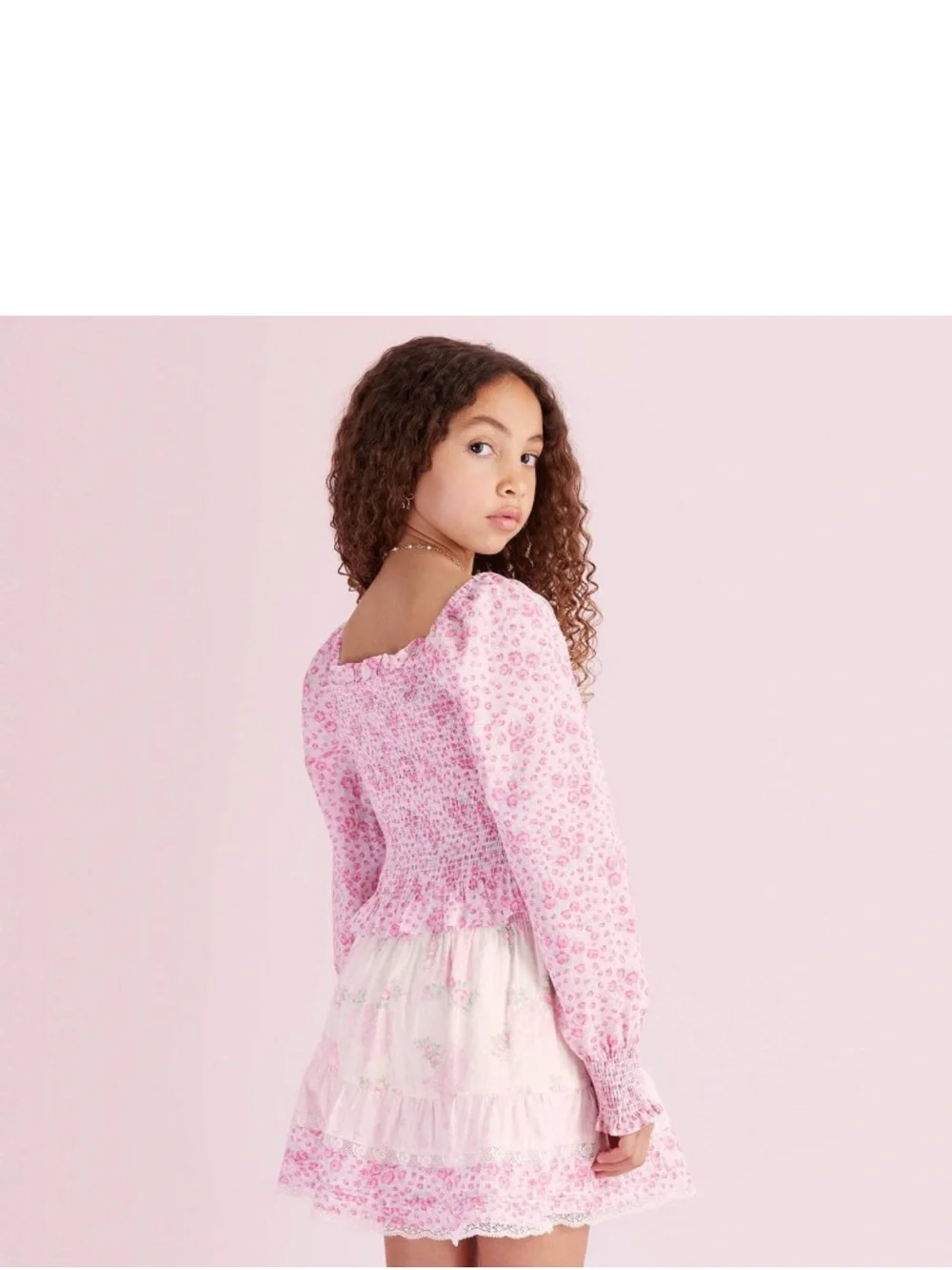 Matching Set! LoveShackFancy Roseheart Top w/ Clara Blooming Bows Skirt- 8 NWT